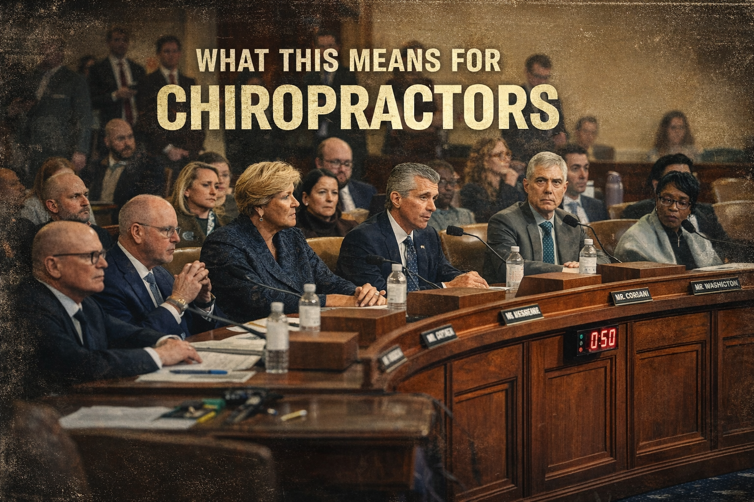 What the Health Insurer CEO Hearing Really Means for Chiropractors