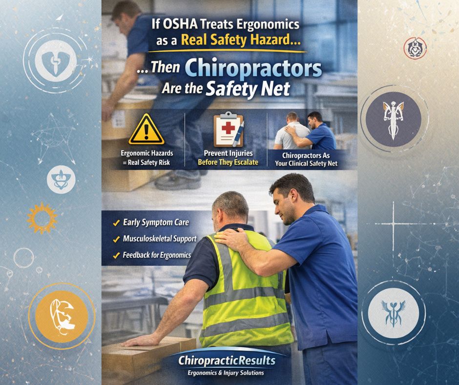 If OSHA Treats Ergonomics as a Real Safety Hazard, Chiropractors Become the Safety Net
