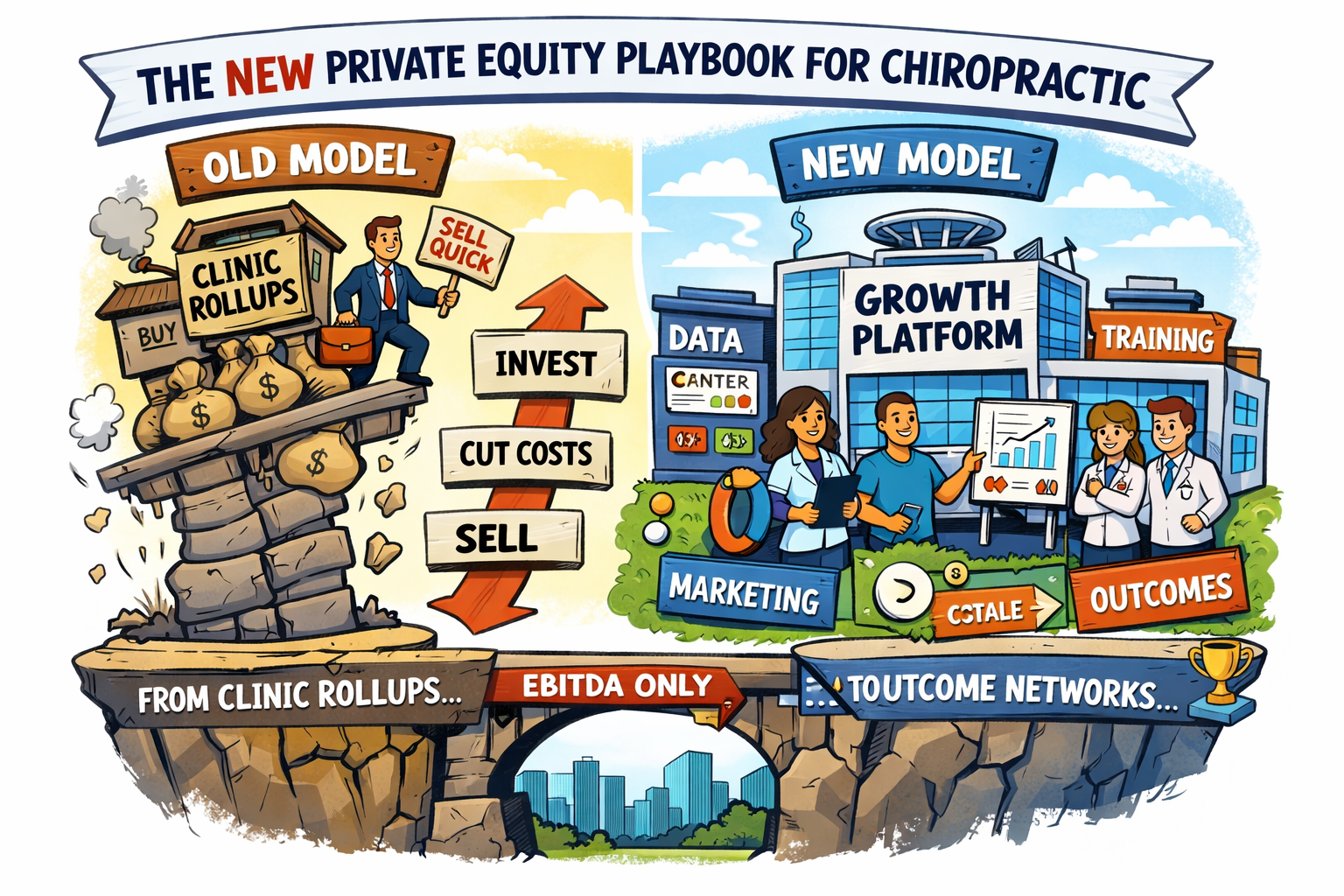 The Future of Chiropractic Rollups: Why the Old PE Model Is Breaking